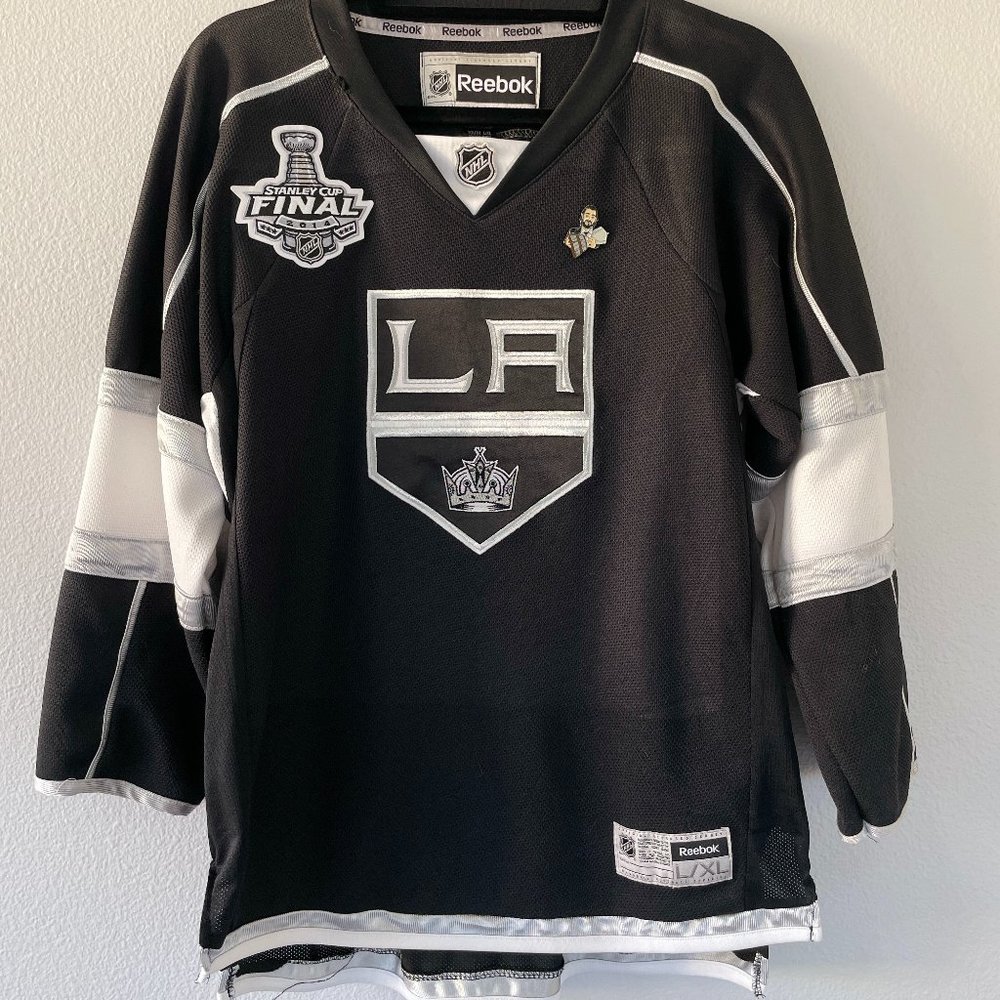 Youth Los Angeles Kings Reebok Branded Black Home Blank Jersey
